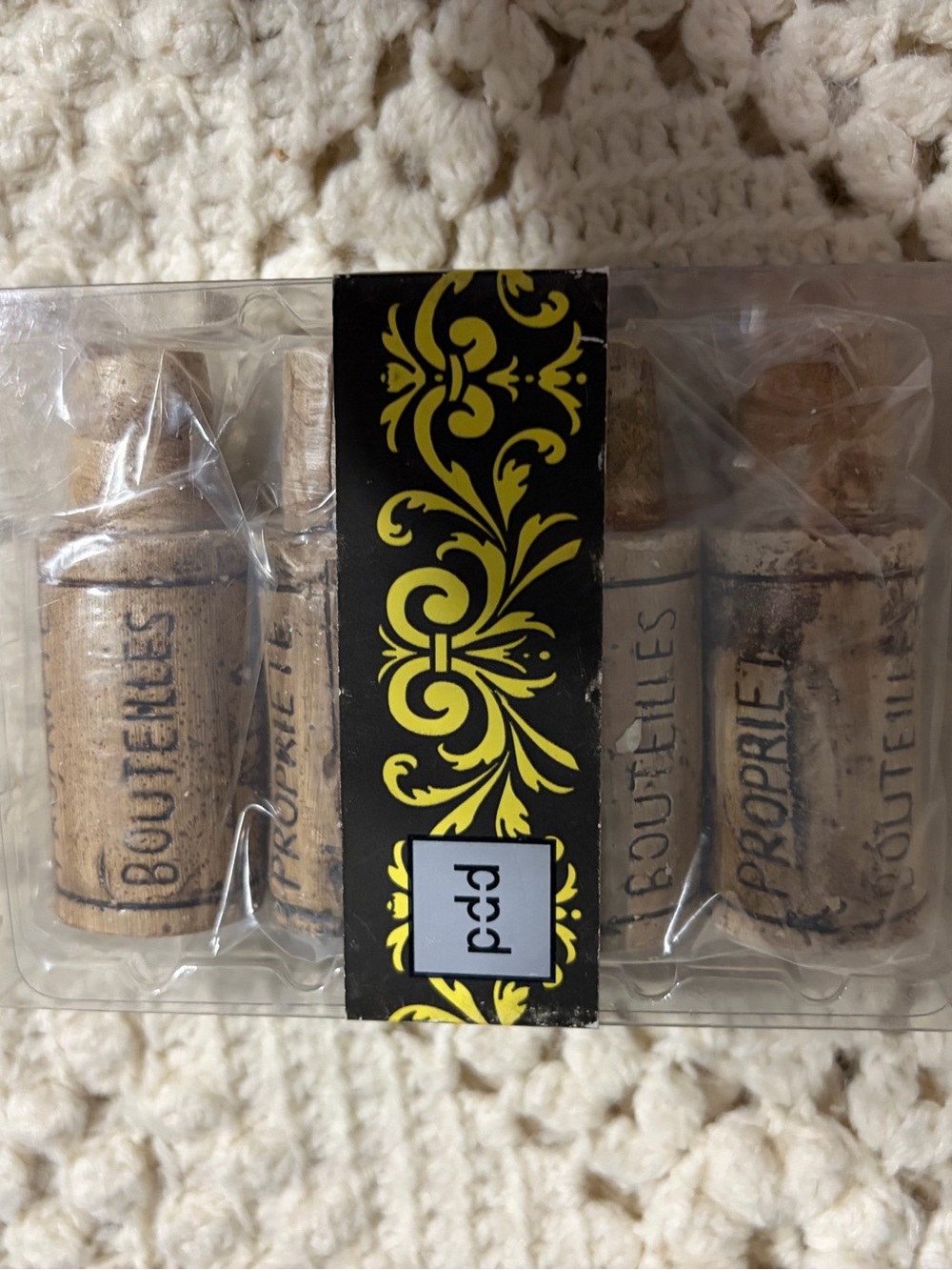 NWT Cork Bottle Stopper candle Set GIFTS wine lover quiet luxury hostess gift